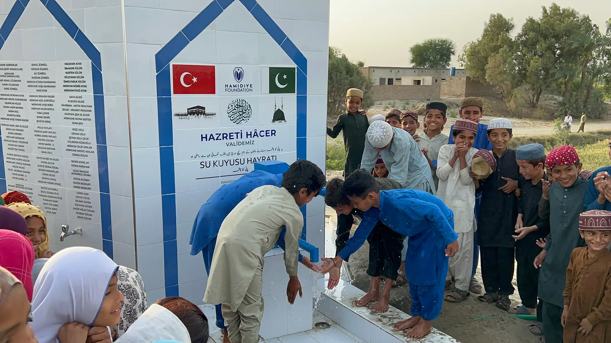HZ. HACER VALİDEMİZ ADINA SU KUYUSU AÇILDI 